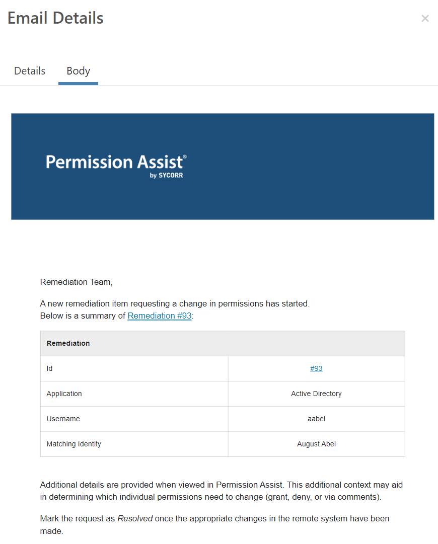 Queues email tab example